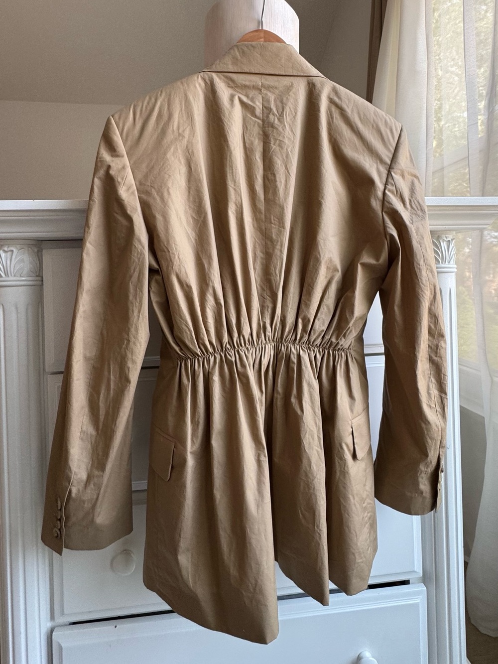 ZARA Gathered Back Blazer NWT Women’s Size S
